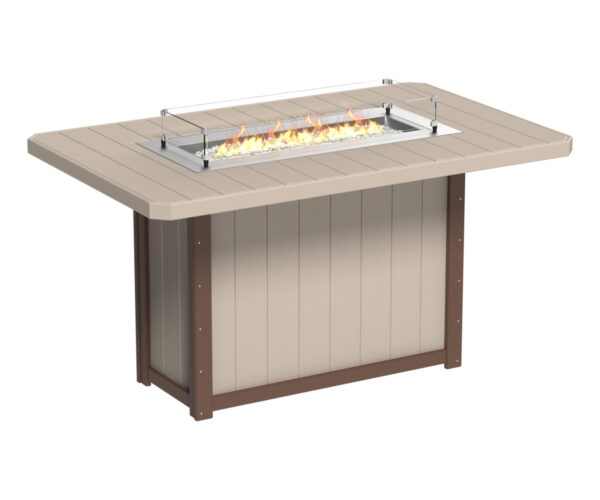 Lumin Fire Table - 79" Rectangular - Bar Height