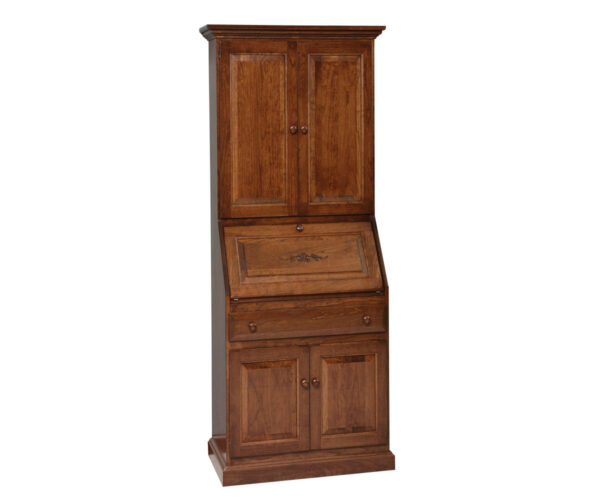 Deluxe Secretary Desk With Full Doors