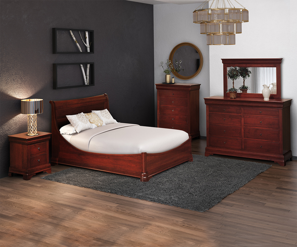 Louis Phillipe 2 Drawer Nightstand - Image 8