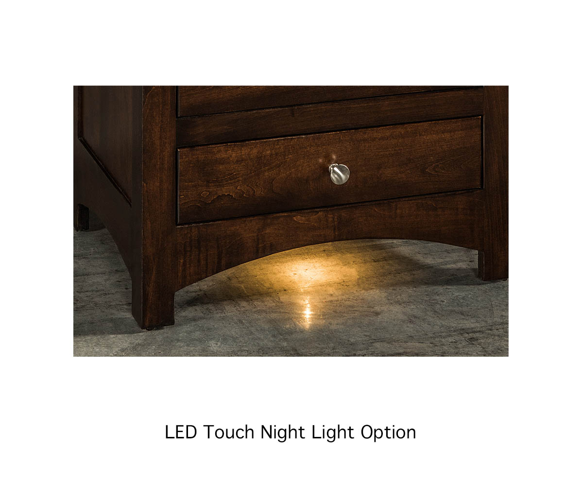 Carlisle 3 Drawer Nightstand - Image 5