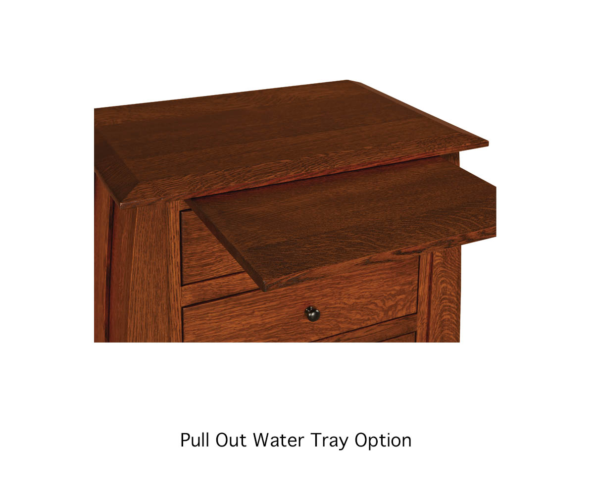 Carlisle 3 Drawer Nightstand - Image 4