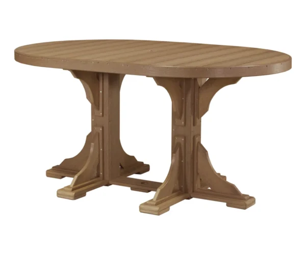 4' × 6' Oval Table - Counter Height